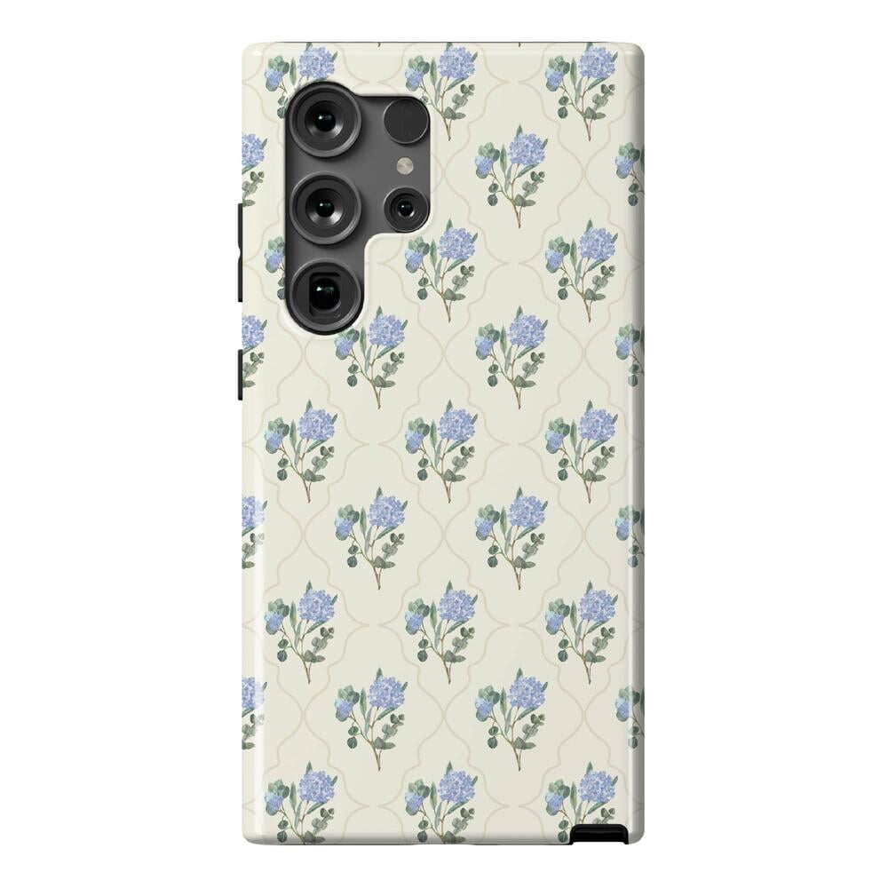 Vintage Garden | Blue Hydrangea Case iPhone Case get.casely Essential Galaxy S24 Ultra