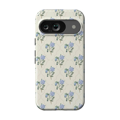 Vintage Garden | Blue Hydrangea Case iPhone Case get.casely Essential Google Pixel 9