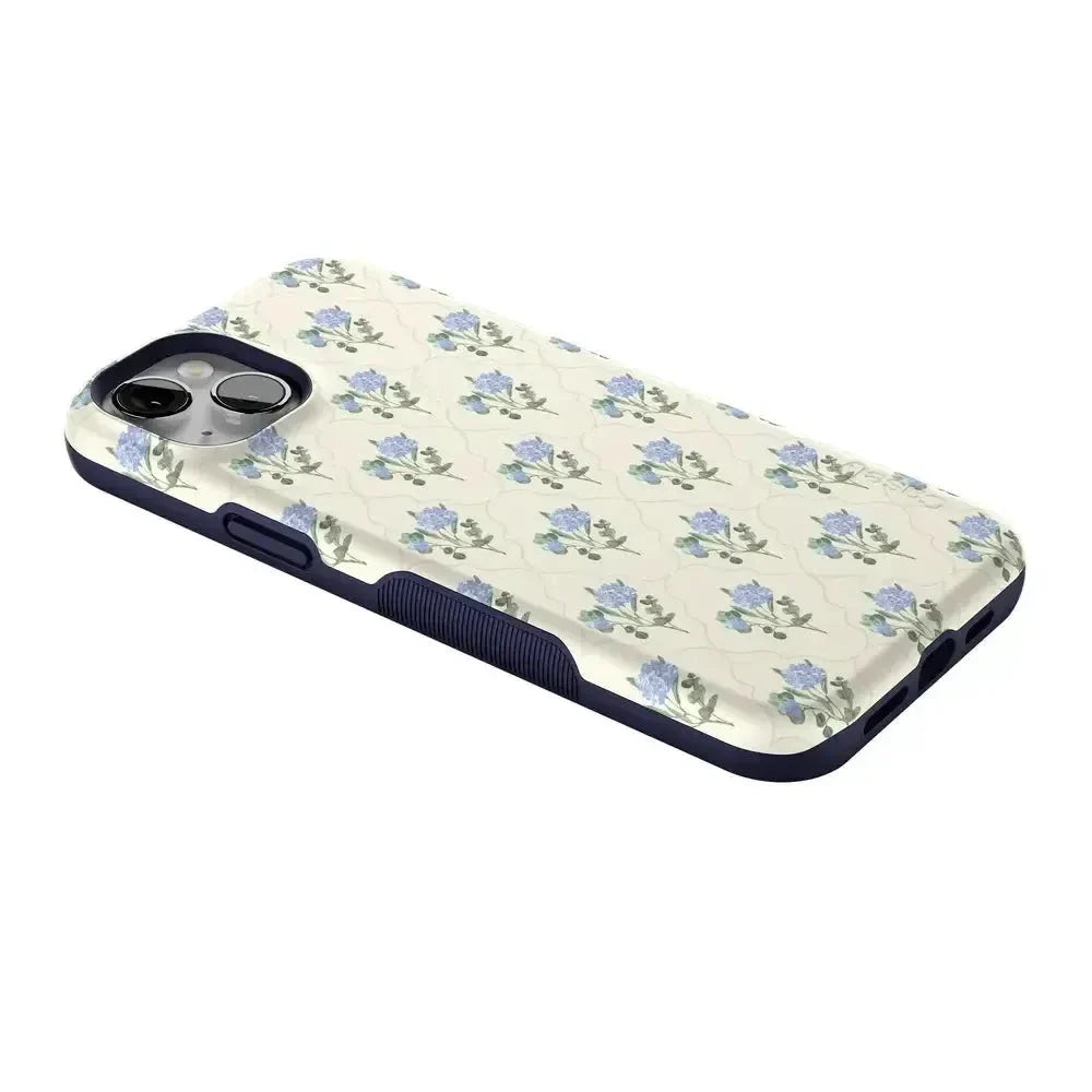 Vintage Garden | Blue Hydrangea Case iPhone Case get.casely