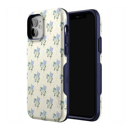 Vintage Garden | Blue Hydrangea Case iPhone Case get.casely