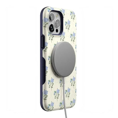 Vintage Garden | Blue Hydrangea Case iPhone Case get.casely