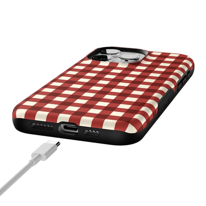 Checked Twice | Red Plaid Case