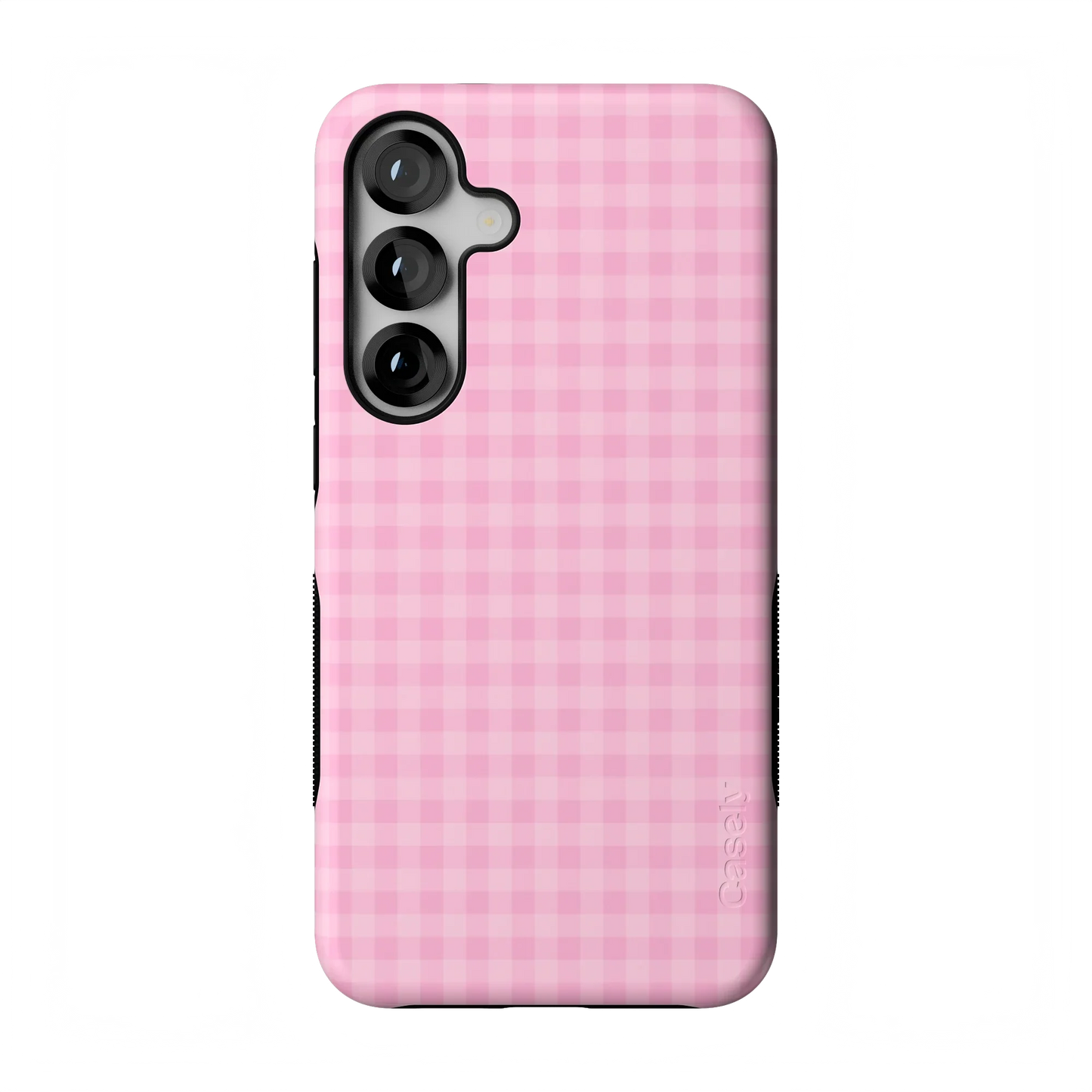 Sweet Jam | Light Pink Gingham Case - Galaxy S25 Plus