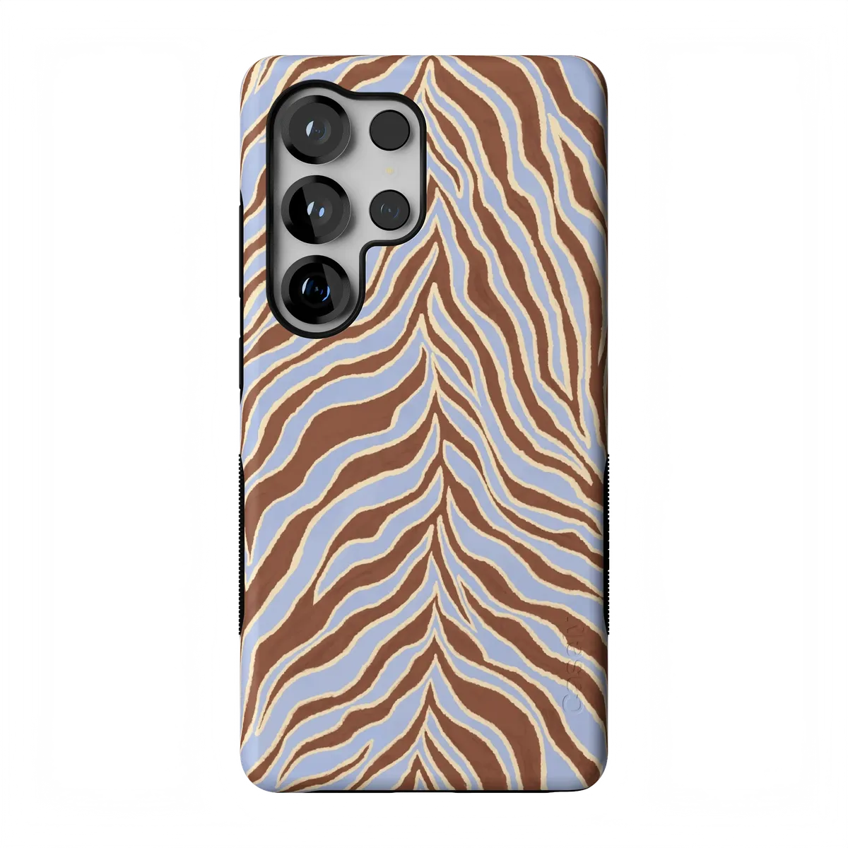 Untamed | Brown & Blue Zebra Case - Galaxy S25 Ultra