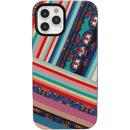 Wearing Layers | Layered Patchwork iPhone Case iPhone Case get.casely Bold iPhone 12 Pro
