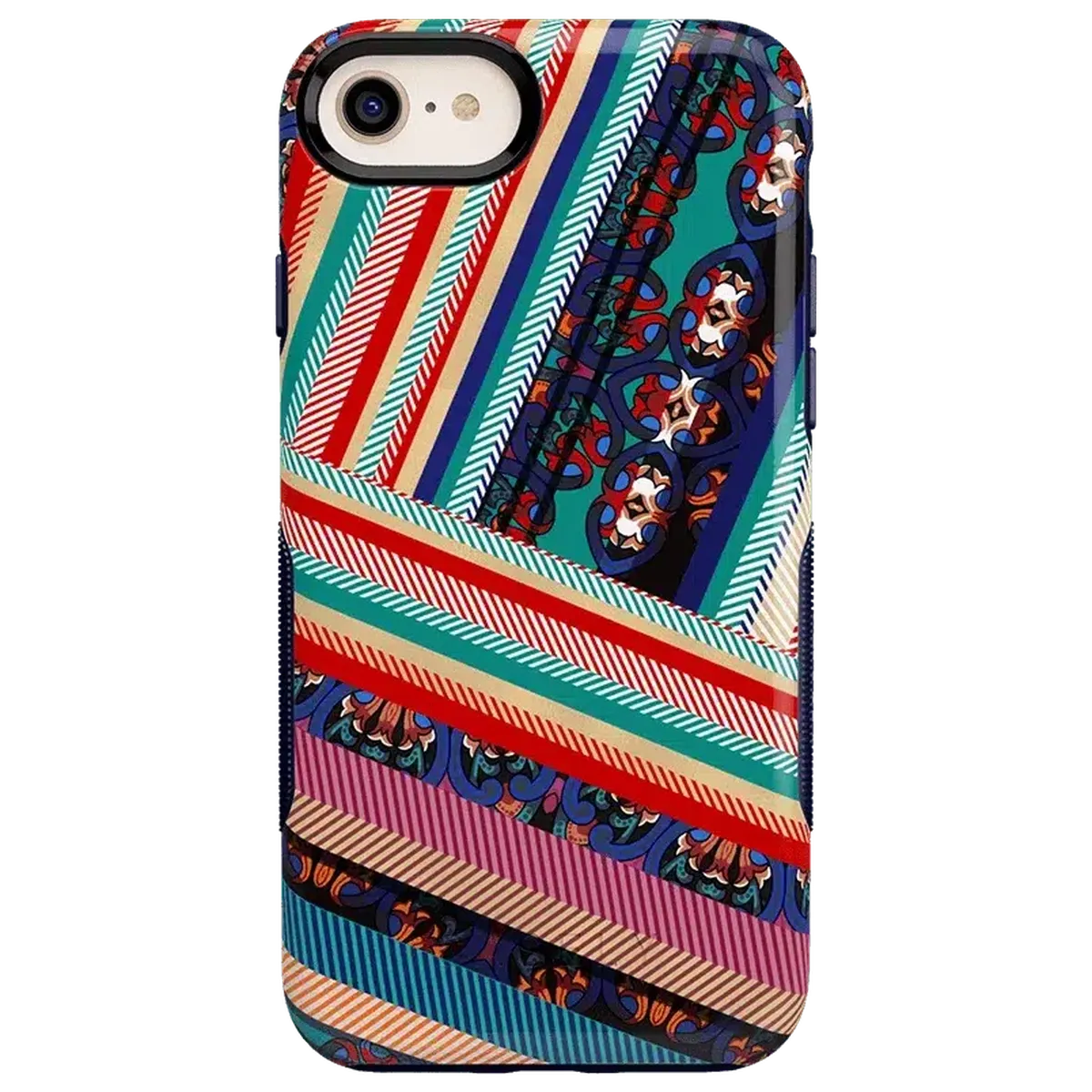 Wearing Layers | Layered Patchwork iPhone Case iPhone Case get.casely Bold iPhone 6/7/8