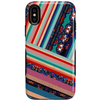 Wearing Layers | Layered Patchwork iPhone Case iPhone Case get.casely Bold iPhone XS Max