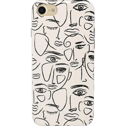 We're All Human | Minimal Face Art Case iPhone Case get.casely Classic iPhone SE (2020 & 2022)