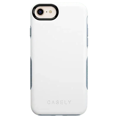 White on Light Blue | Ultra-Protective Bold Case iPhone Case get.casely Bold iPhone 6/7/8