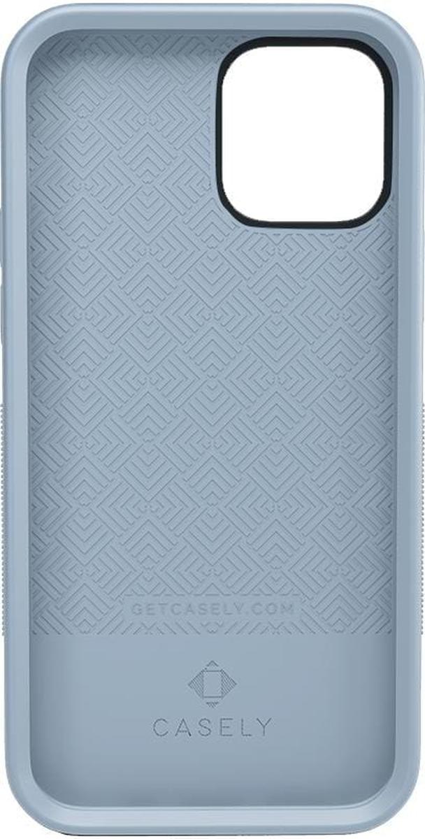 White on Light Blue iPhone Case get.casely
