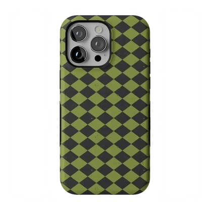 Wicked Hex | Green Checkered Case Phone Case get.casely Bold Flex + MagSafe® iPhone 15 Pro Max