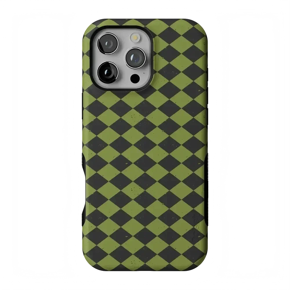 Wicked Hex | Green Checkered Case Phone Case get.casely Bold Flex + MagSafe® iPhone 16 Pro Max