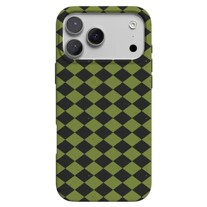 Wicked Hex | Green Checkered Case Phone Case get.casely Classic + MagSafe® iPhone 17 Pro Max