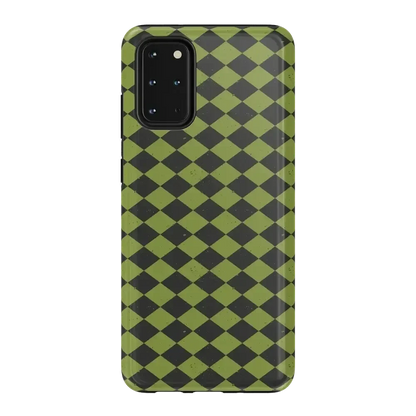 Wicked Hex | Green Checkered Case Phone Case get.casely Essential Galaxy S20 Plus