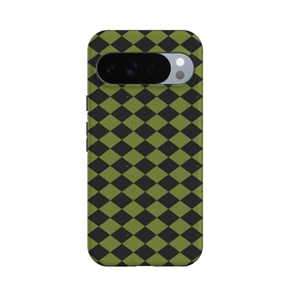 Wicked Hex | Green Checkered Case Phone Case get.casely Essential + MagSafe® Google Pixel 10 Pro XL