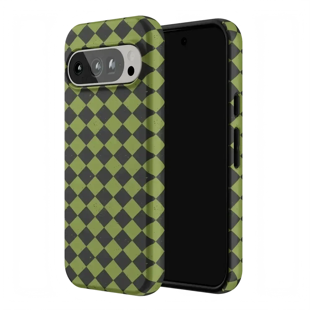 Wicked Hex | Green Checkered Case Phone Case get.casely