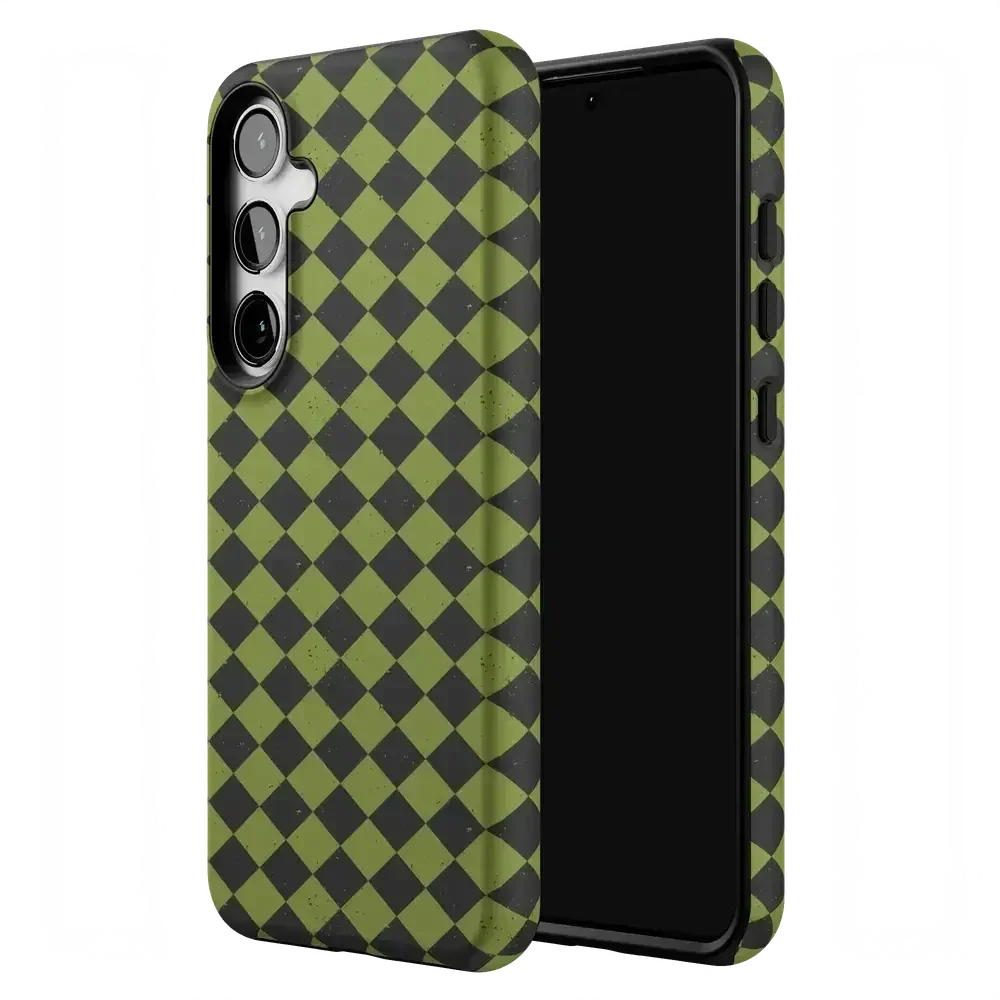 Wicked Hex | Green Checkered Case Phone Case get.casely
