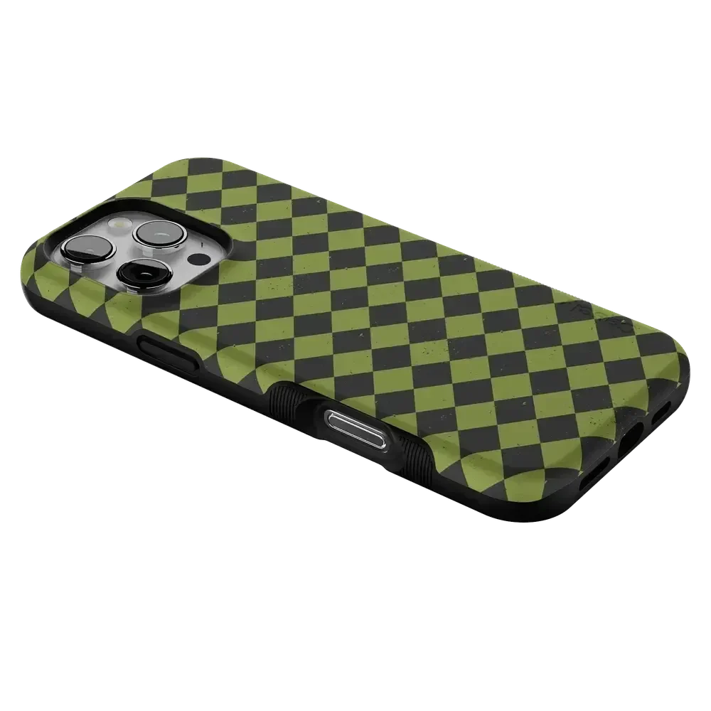 Wicked Hex | Green Checkered Case Phone Case get.casely