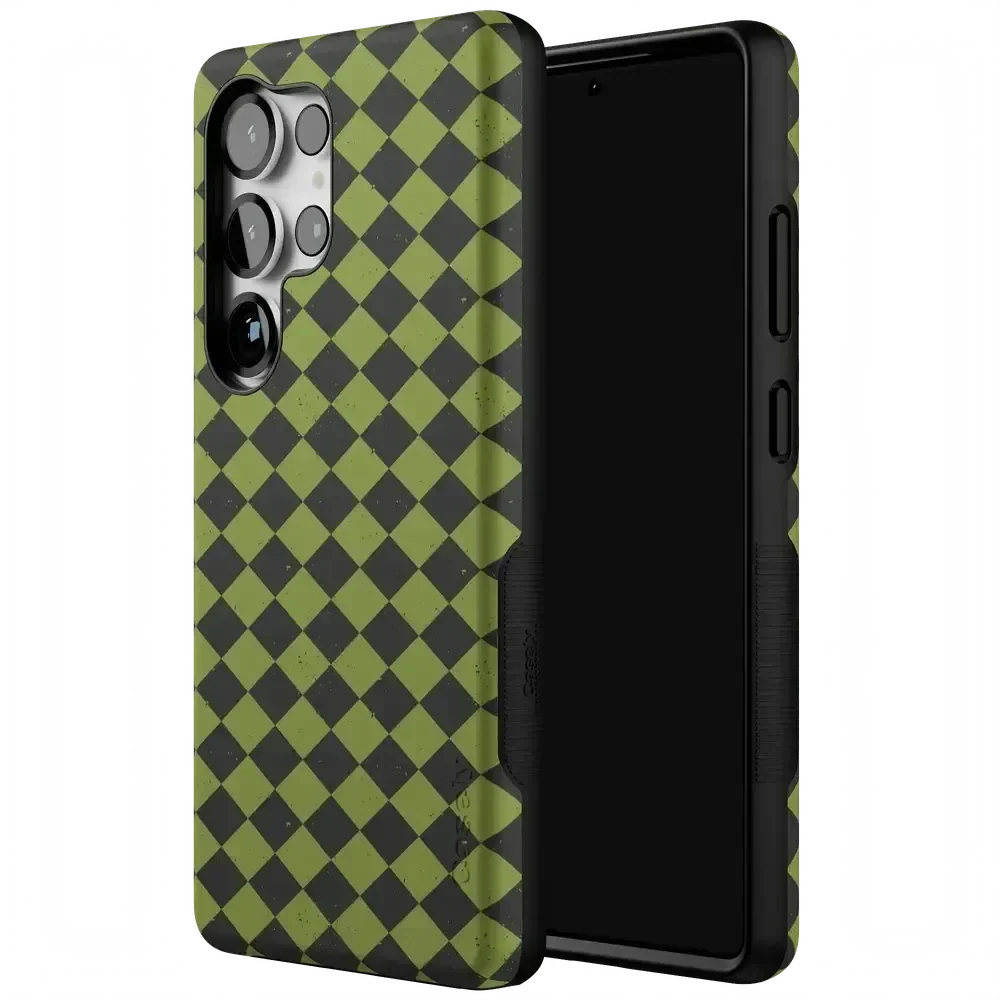 Wicked Hex | Green Checkered Case Phone Case get.casely