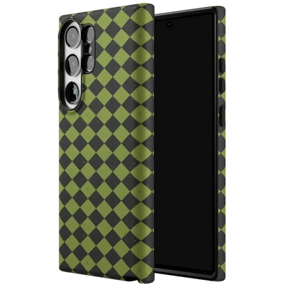 Wicked Hex | Green Checkered Case Phone Case get.casely