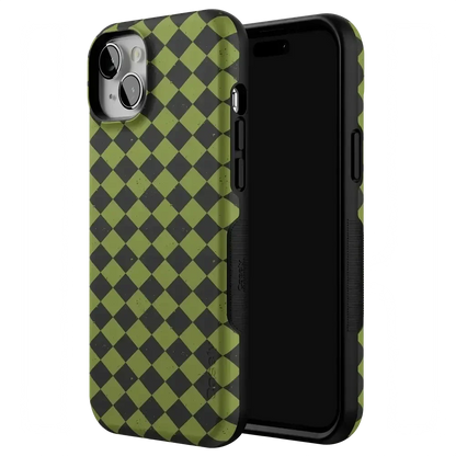 Wicked Hex | Green Checkered Case Phone Case get.casely
