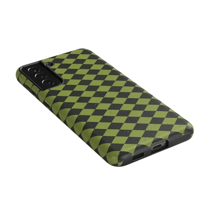 Wicked Hex | Green Checkered Case Phone Case get.casely