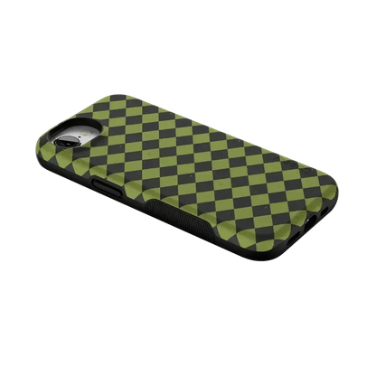 Wicked Hex | Green Checkered Case Phone Case get.casely