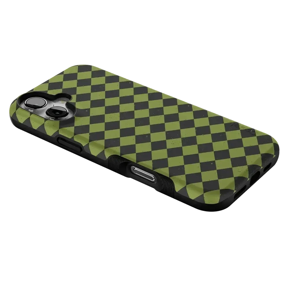 Wicked Hex | Green Checkered Case Phone Case get.casely