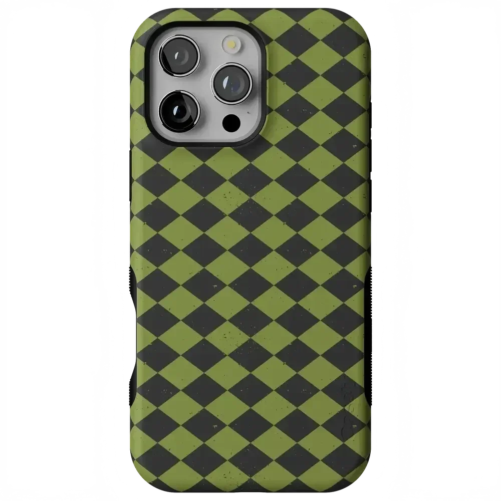 Wicked Hex | Green Checkered Case Phone Case get.casely
