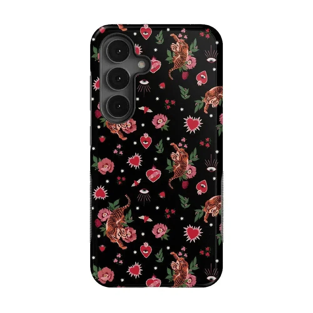 Wild at Heart | Tiger Case Phone Case Casetry Bold Flex + MagSafe® Galaxy S25