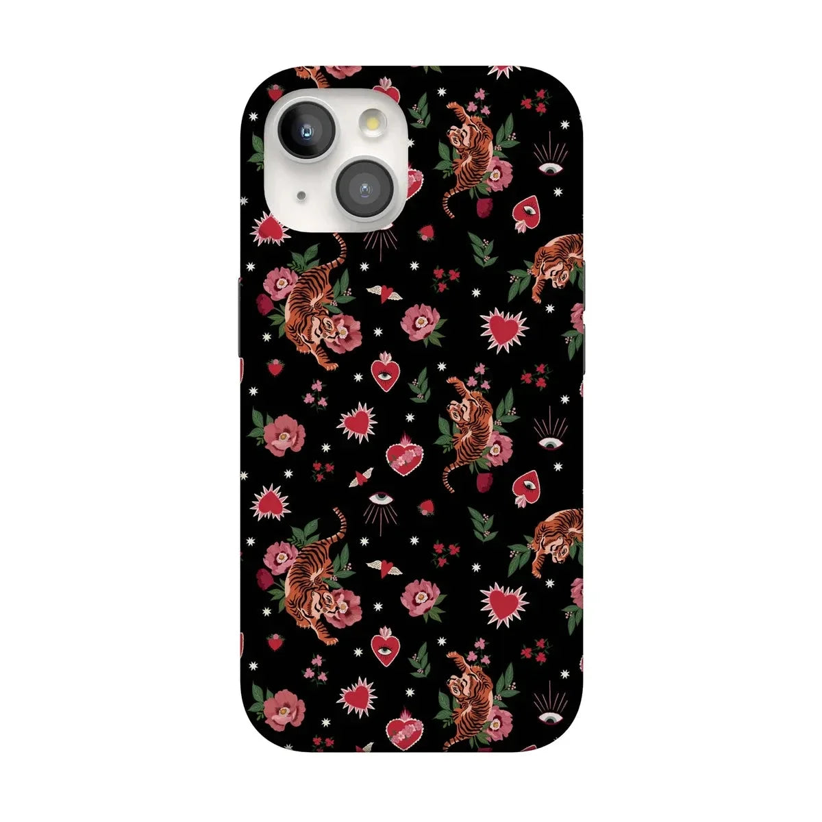 Wild at Heart | Tiger Case Phone Case Casetry Classic + MagSafe® iPhone 15