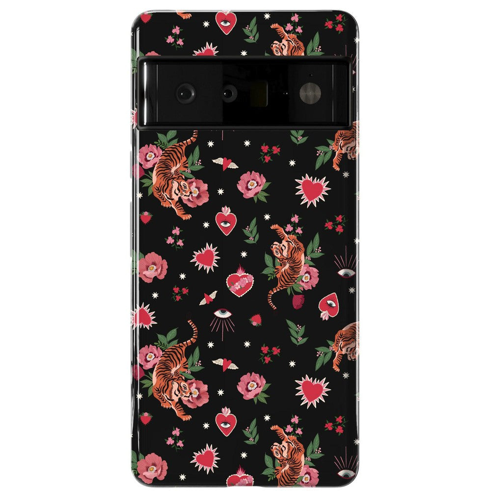 Wild at Heart | Tiger Case Phone Case Casetry Essential Google Pixel 6