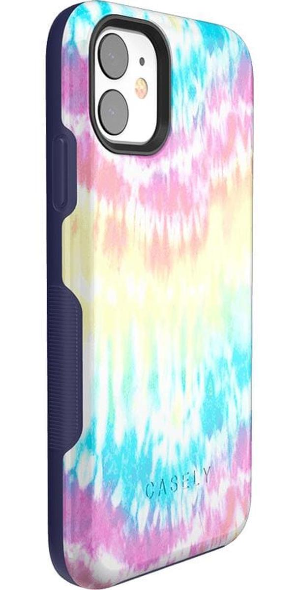 Wild & Free | Classic Rainbow Tie Dye iPhone Case iPhone Case get.casely