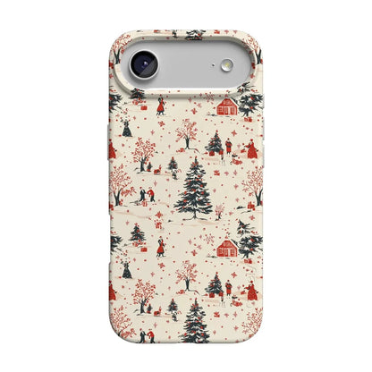 Winter Nostalgia | Vintage Holiday Case Phone Case Casetry Classic + MagSafe® iPhone 17 Air