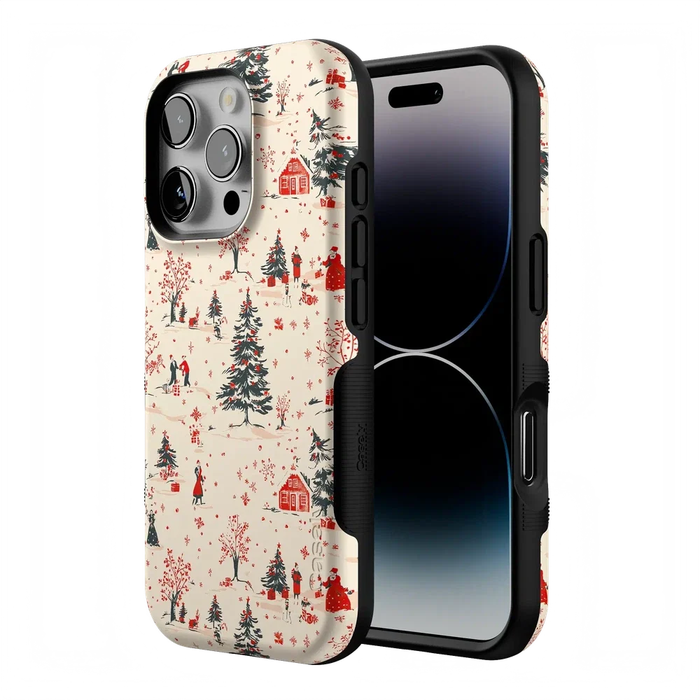 Winter Nostalgia | Vintage Holiday Case Phone Case Casetry