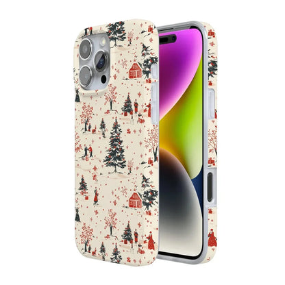 Winter Nostalgia | Vintage Holiday Case Phone Case Casetry