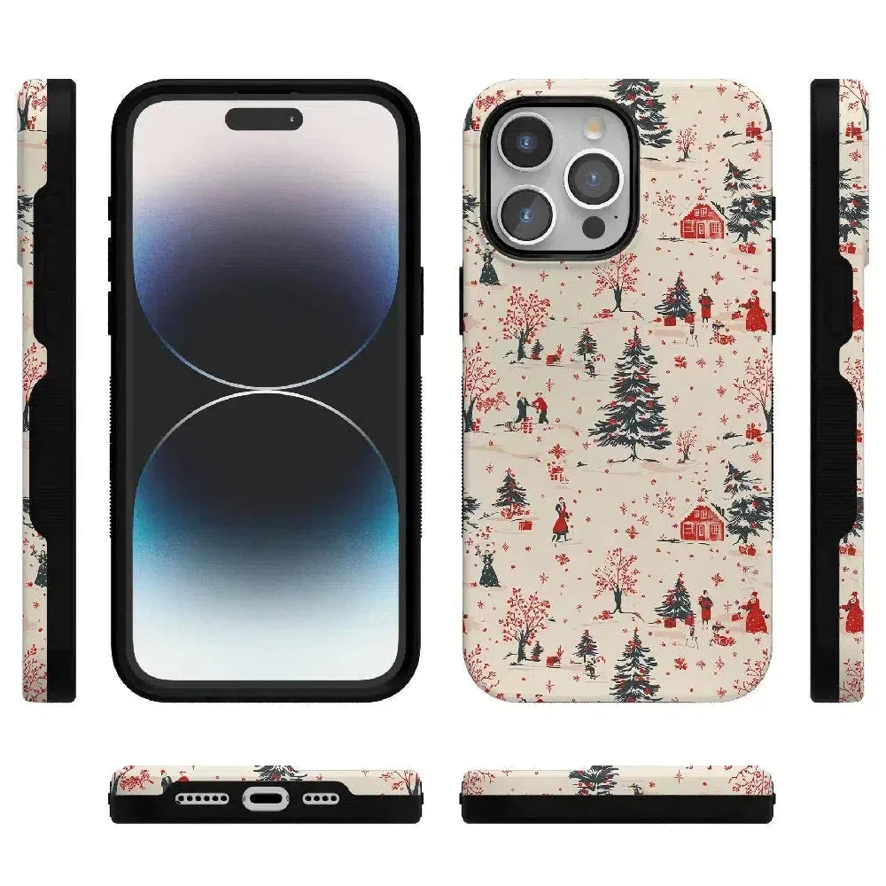 Winter Nostalgia | Vintage Holiday Case Phone Case Casetry