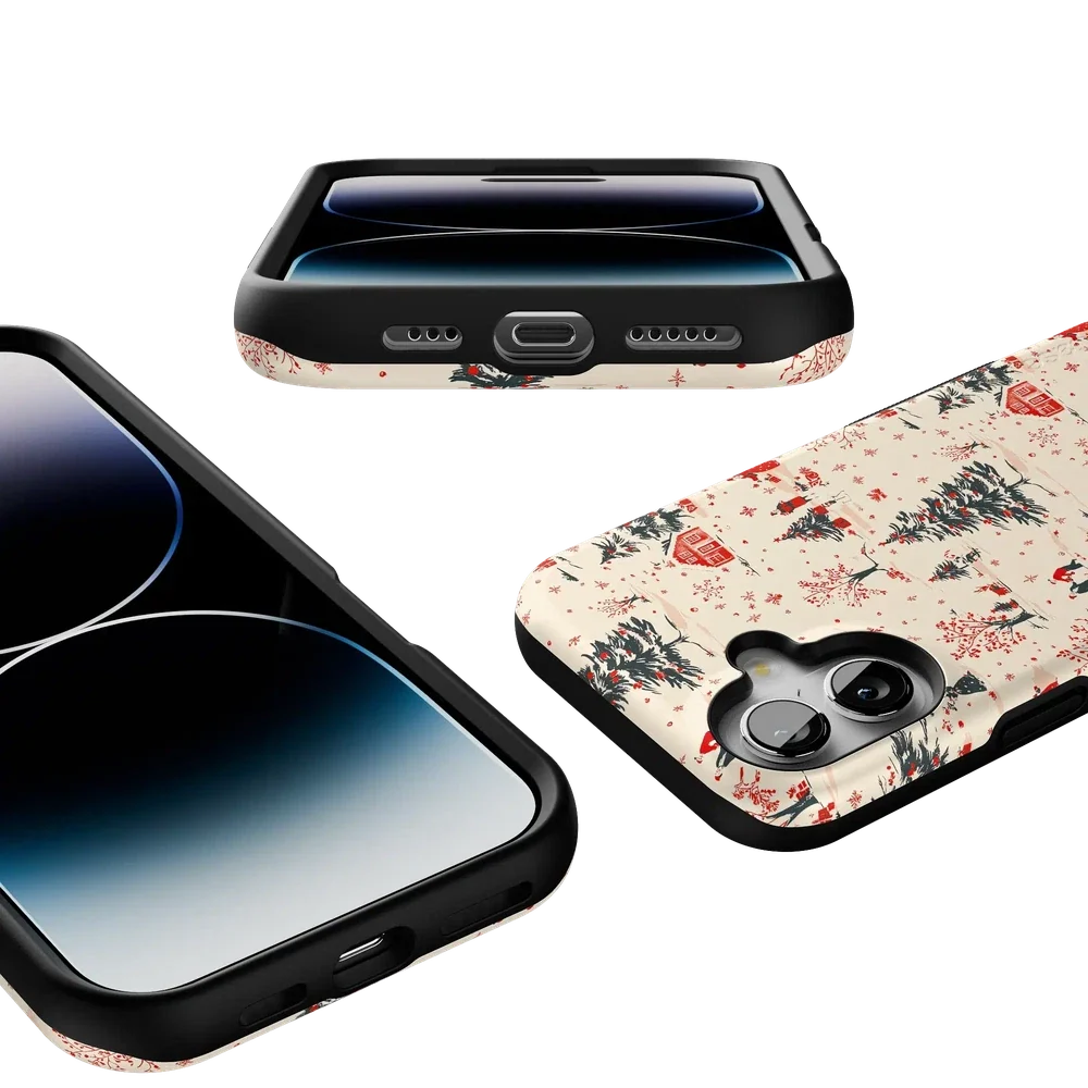 Winter Nostalgia | Vintage Holiday Case Phone Case Casetry