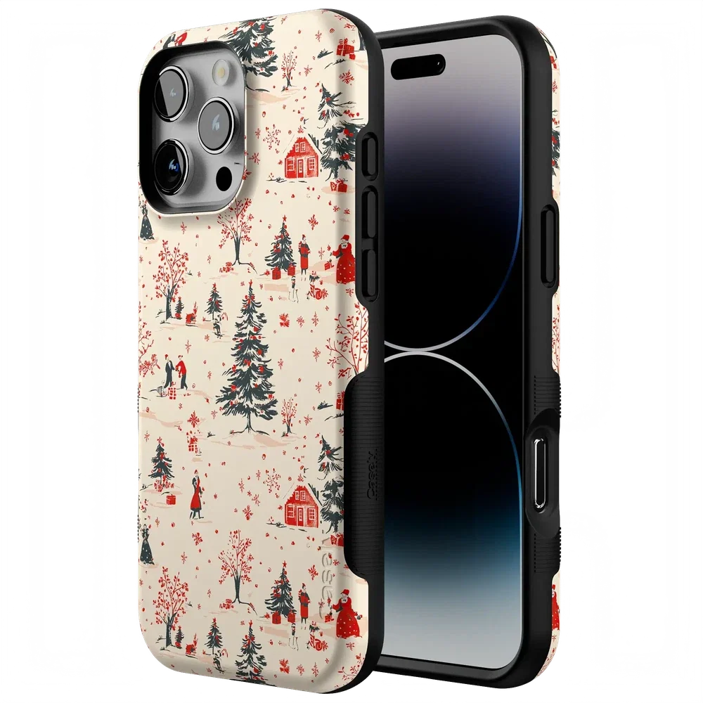 Winter Nostalgia | Vintage Holiday Case Phone Case Casetry