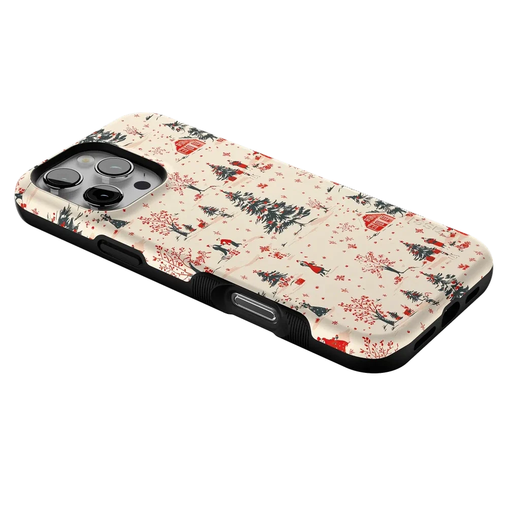 Winter Nostalgia | Vintage Holiday Case Phone Case Casetry