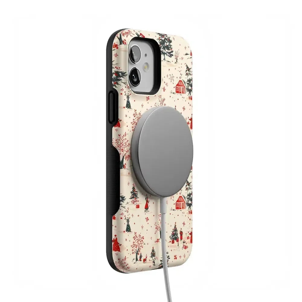 Winter Nostalgia | Vintage Holiday Case Phone Case Casetry