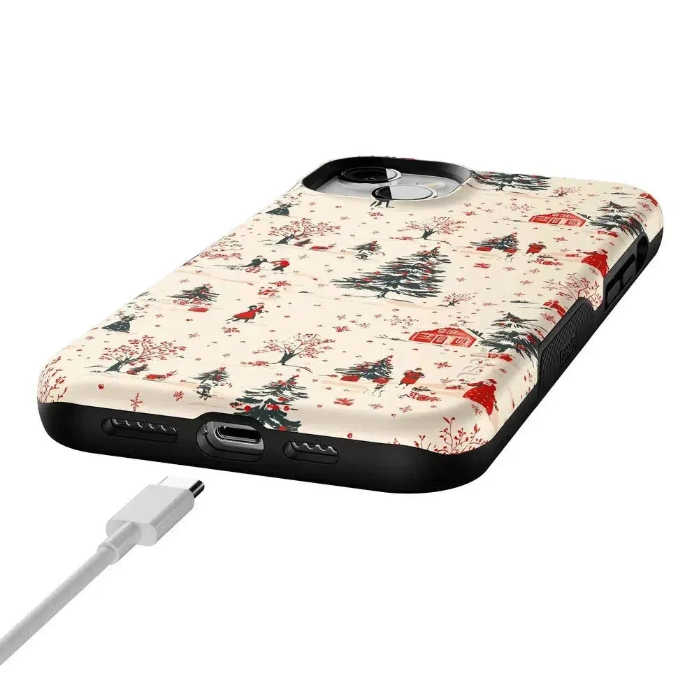 Winter Nostalgia | Vintage Holiday Case Phone Case Casetry