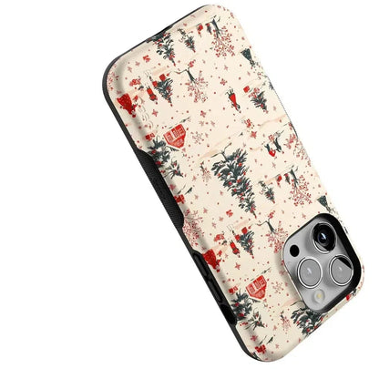 Winter Nostalgia | Vintage Holiday Case Phone Case Casetry