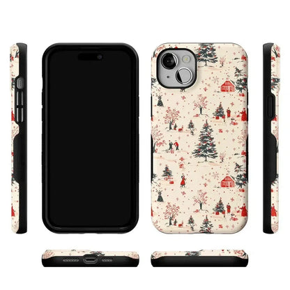 Winter Nostalgia | Vintage Holiday Case Phone Case Casetry