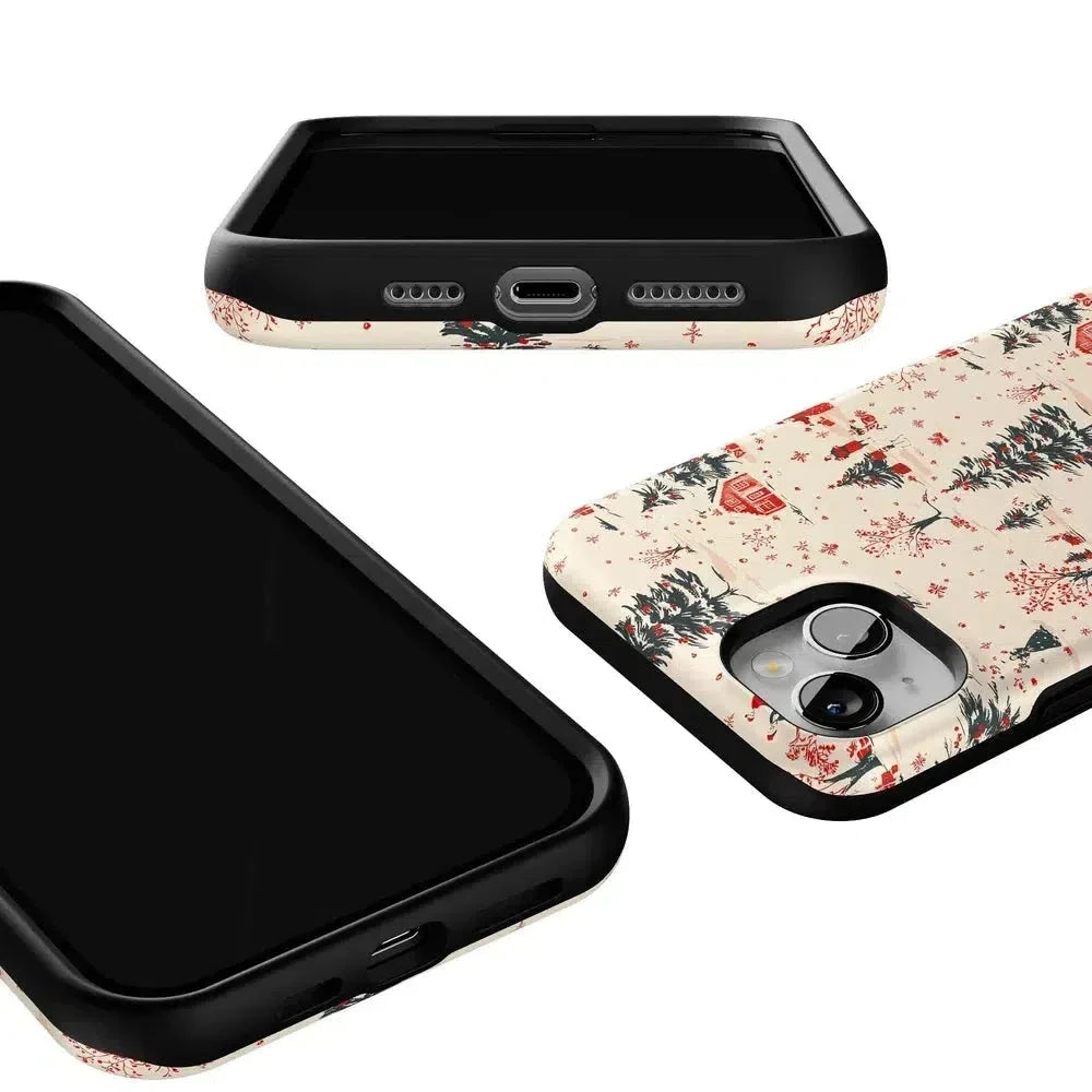 Winter Nostalgia | Vintage Holiday Case Phone Case Casetry