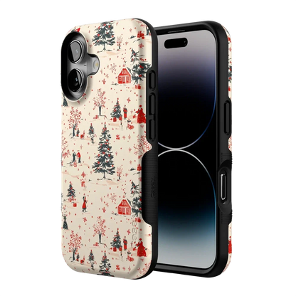 Winter Nostalgia | Vintage Holiday Case Phone Case Casetry
