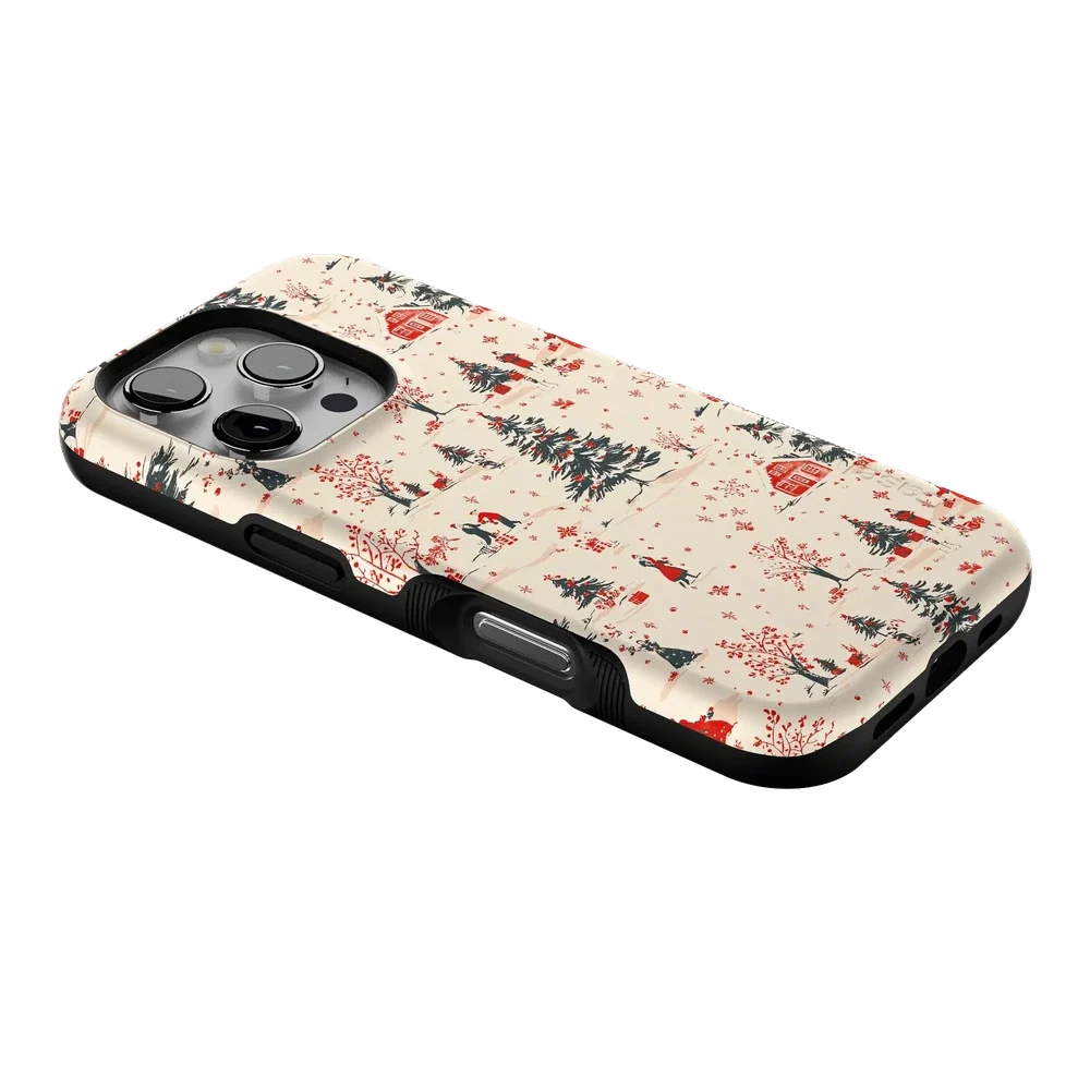 Winter Nostalgia | Vintage Holiday Case Phone Case Casetry