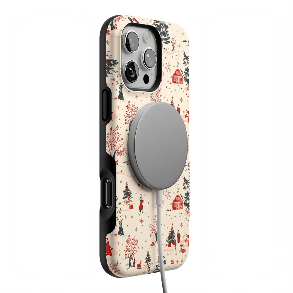 Winter Nostalgia | Vintage Holiday Case Phone Case Casetry