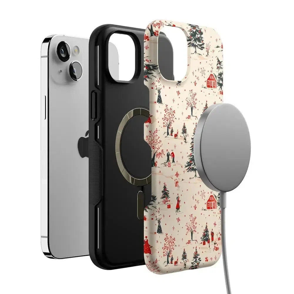 Winter Nostalgia | Vintage Holiday Case Phone Case Casetry
