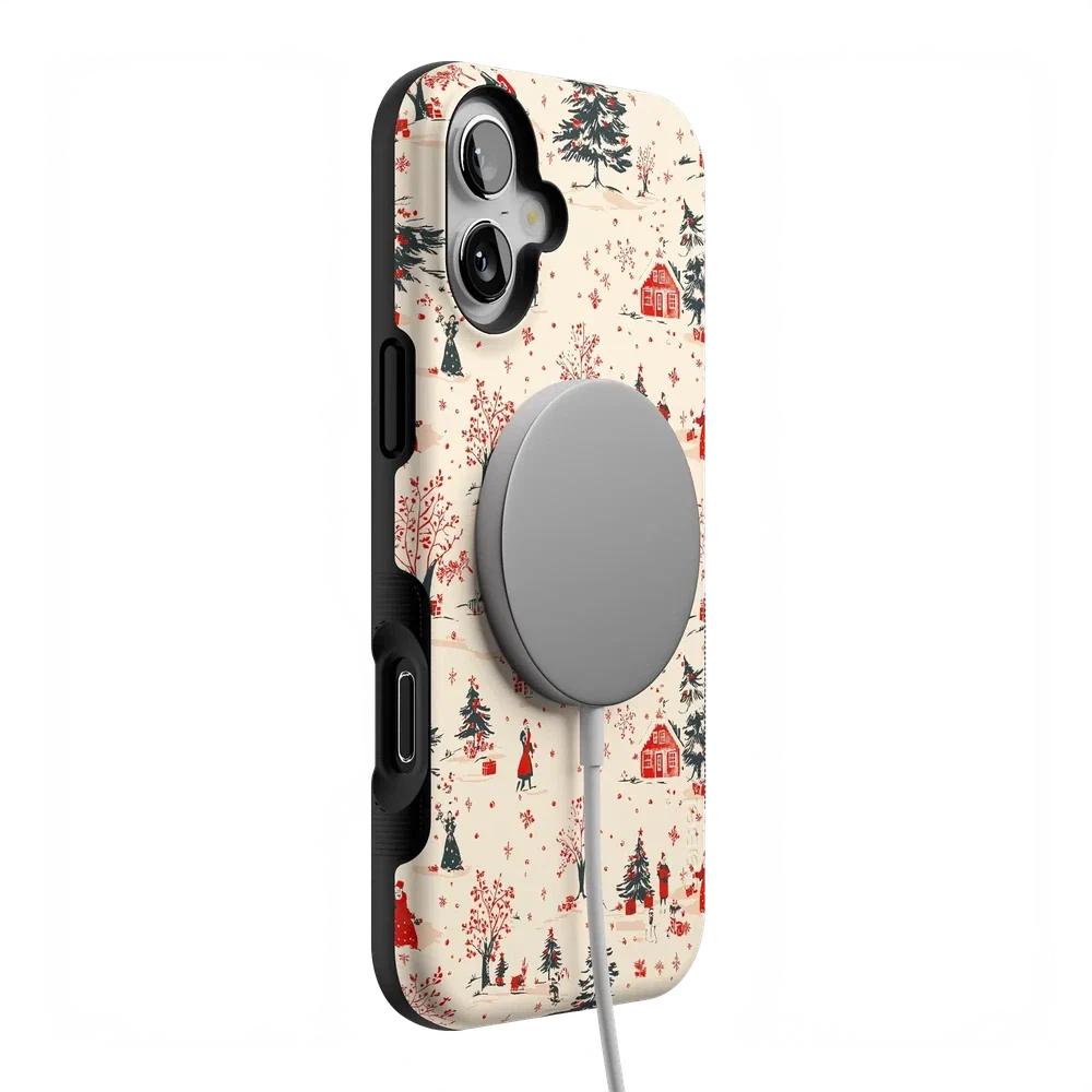 Winter Nostalgia | Vintage Holiday Case Phone Case Casetry
